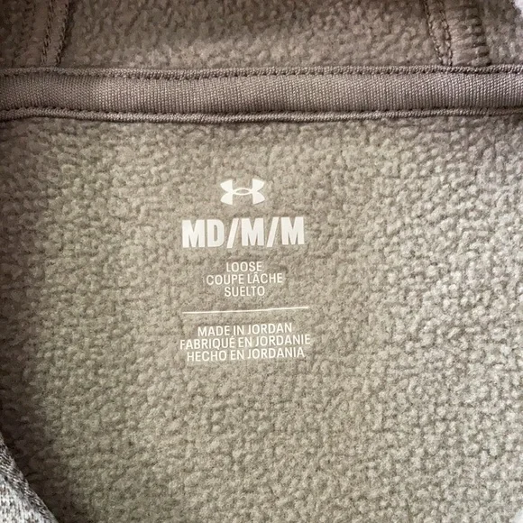 Under Armour Men’s Gray Fleece-lined Hoodie - Picture 5 of 7